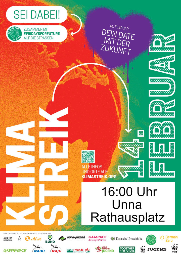 Plakat Klimstreik Unna